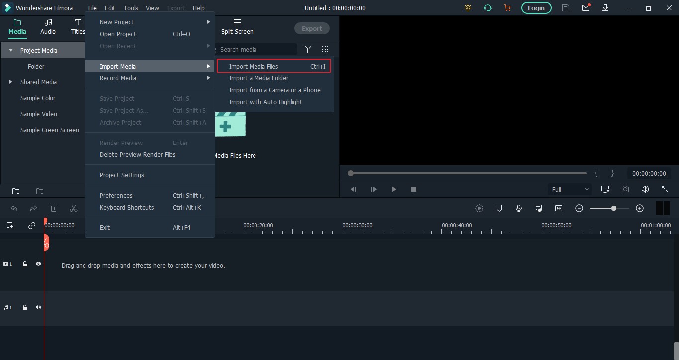 import your audio file